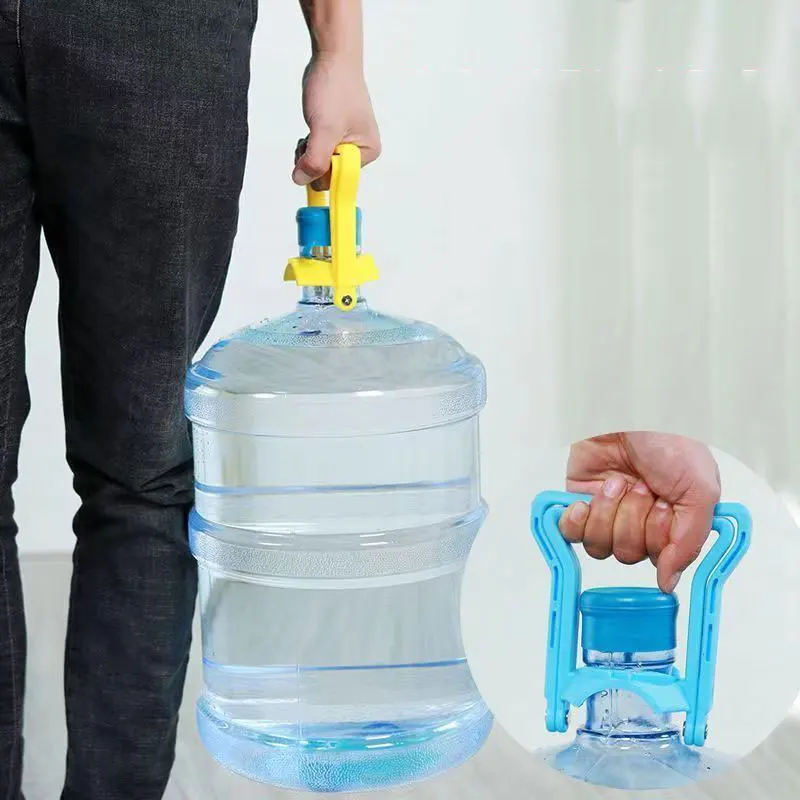 Plastic 5 Gallons Bottled Water Handle Energy Saving Thicker Pail Bucket Lifting Device Carry Holder Transport Tool Easy to Use