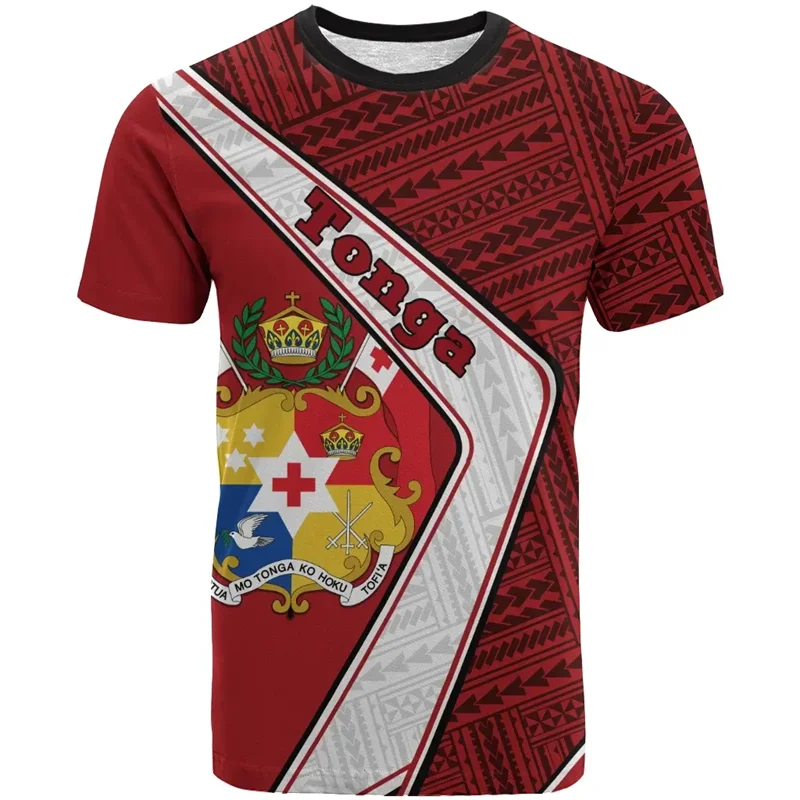 TONGA 3D-Druck Sport Schnelltrocknend Atmungsaktiv Herren T-Shirt Outdoor Fußballtrikot Fan Eltern-Kind Kurzarm Kleidung Sommer-Oberteil – Detail 7