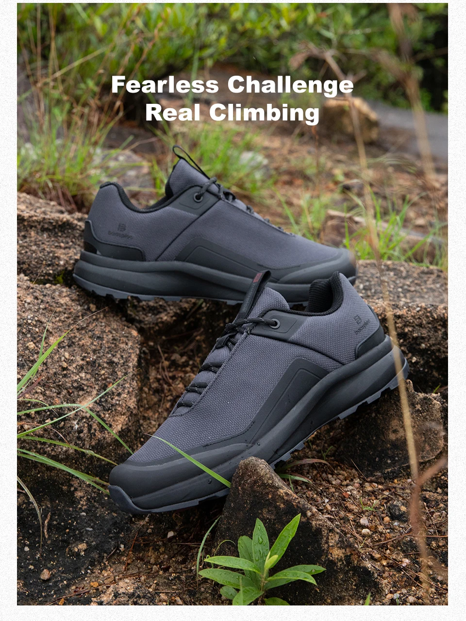 Baasploa Männer Wandern Turnschuhe Litschi Leder Hohe Qualität Männlichen Trekking Klettern Turnschuhe Nicht-slip Luxus Designer Outdoor Schuh – Detail 16
