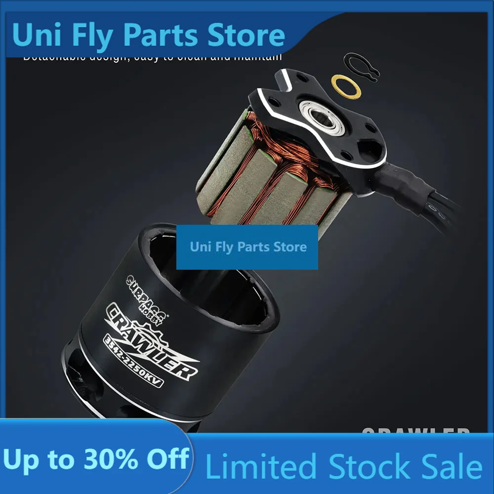UniFly Surpass Hobby Brushless Motor 3532 3542 Crawler Outrunner For Axial SCX10 TRX-4 TRX-6 Tamiya 1/10 1/12 RC Car Crawler Cli