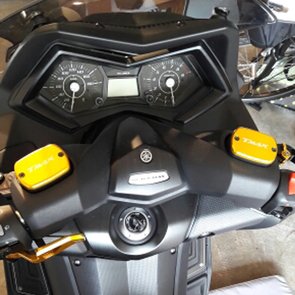لياماها TMAX 500 2008-2011 TMAX 530 2012 2013 2014 2015 2016 دراجة نارية Tmax سائل الفرامل خزان الوقود غطاء تغليف