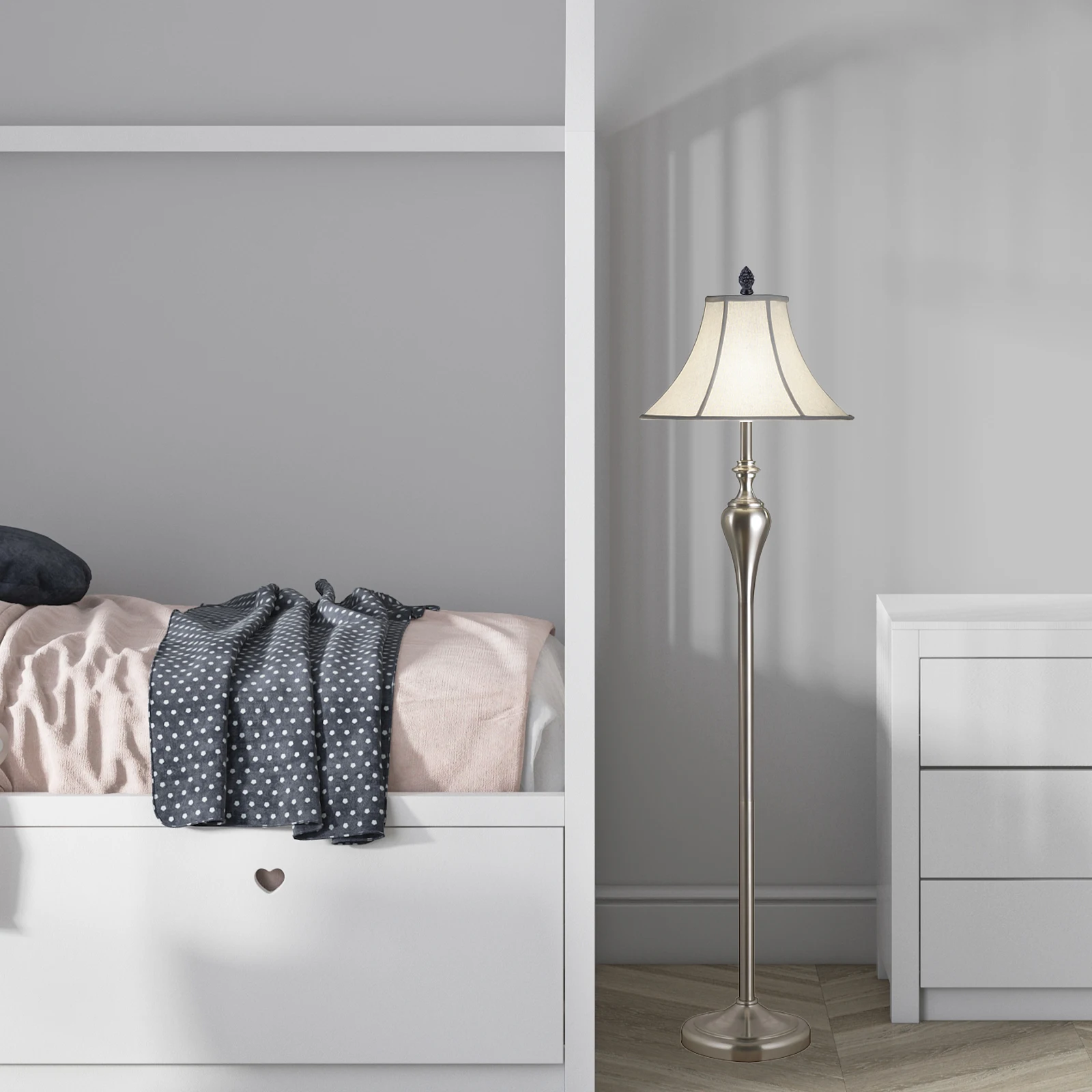 

2Pcs Modern Lamp Finials Table Light Accessory Polished Lampshade Holder Knobs Small Light Knob Chic Decorative Lamp Knobs