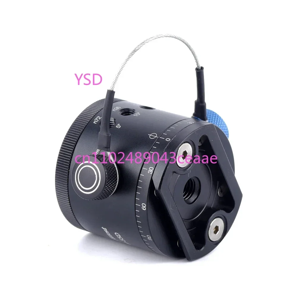 DH 55D HDR Panorama Tripod Ball Head Aluminum Alloy 360-Degree Rotator with Panoramic Indexing System Max Load 15kg/33Lbs