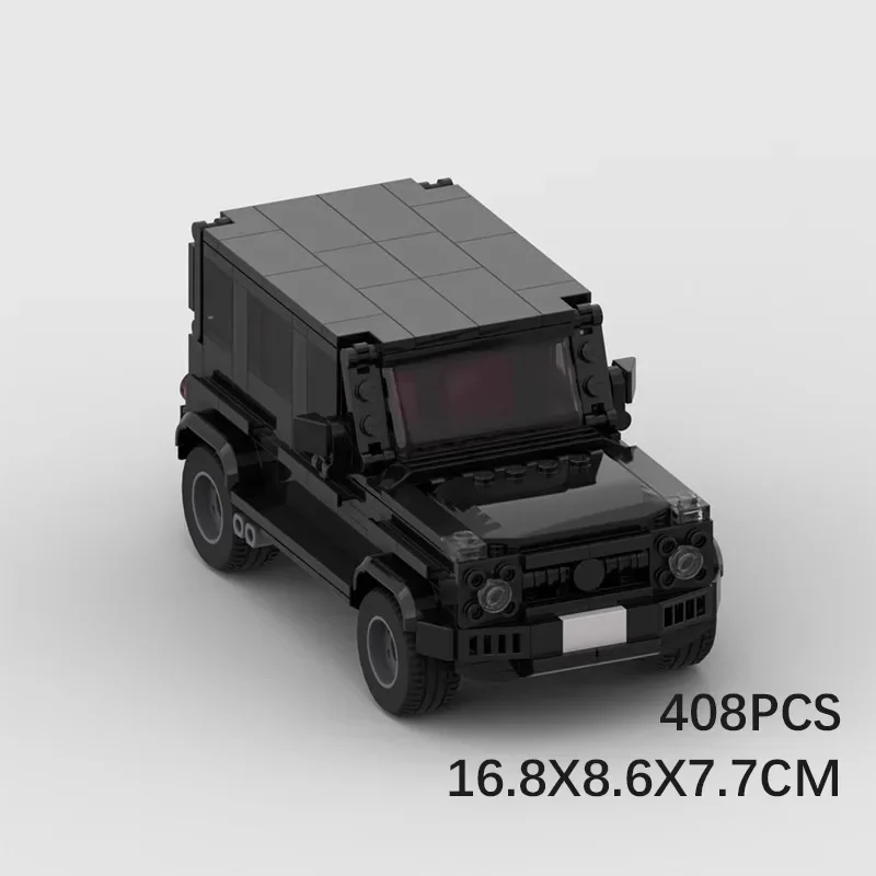 MOC Mercedes Benzs G63 Racing Classic Building Blocks ใช้งานร่วมกับ SUV กีฬารถของเล่นปริศนาประกอบของขวัญชิ้นของขวัญ