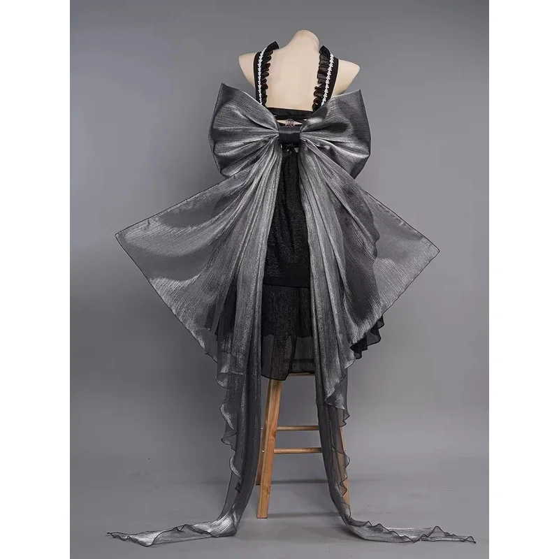 

2025 yiyiAnime Manga Chobits Costume Lolita Pink Cosplay Bow Clamp chi Halloween Christmas