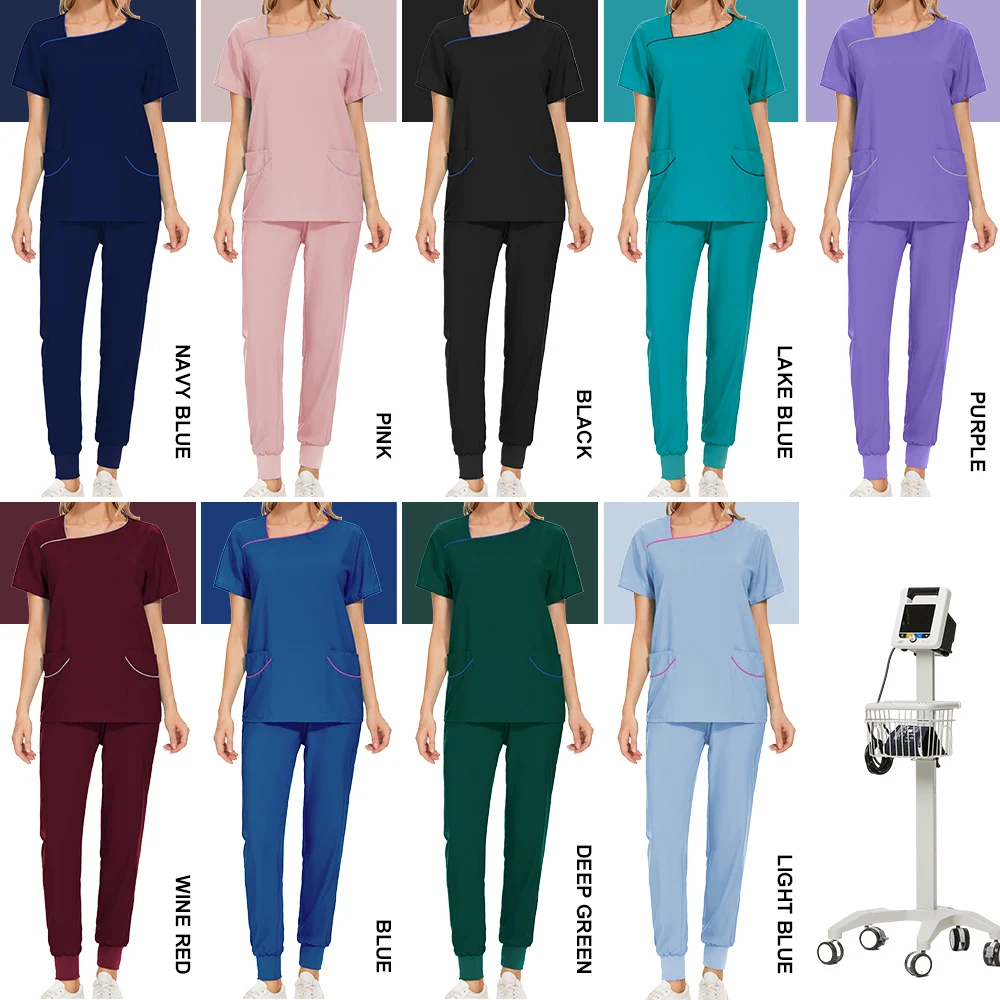 病院の手術,衣類,美容院,卸売のための半袖医療セット
