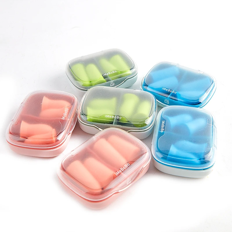 Ear Plugs Tapones Oido Ruido Earplugs Noise Reduction Sleep Oordoppen Sleeping Earplugs Filter For Ears Soft Sponge Soundproof