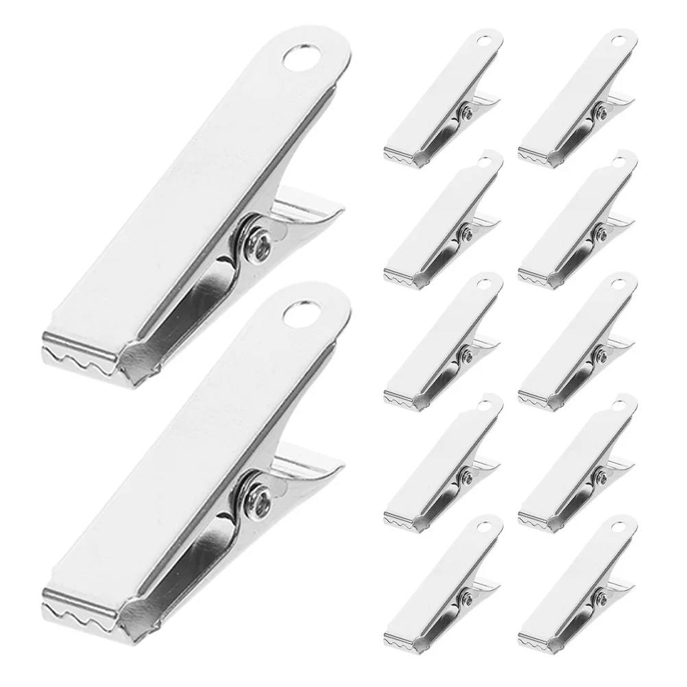 

24Pcs Metal Alligator Clips Electrical Clamps Mini Spring Clamp Test Wire Holder Laboratory Testing Tools Small Clips