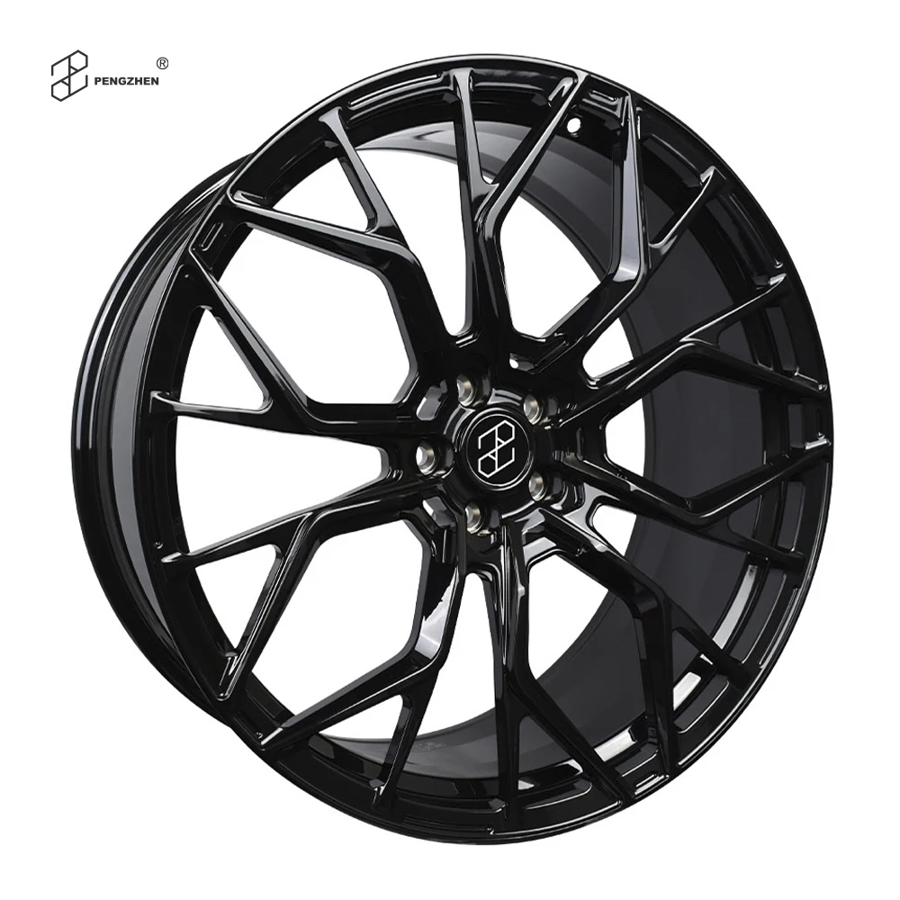 For  Gloss Black Multi Spoke 19 22 Inch 5x108 Forged Aluminum Alloy Wheels for Jaguar F-pace 2017