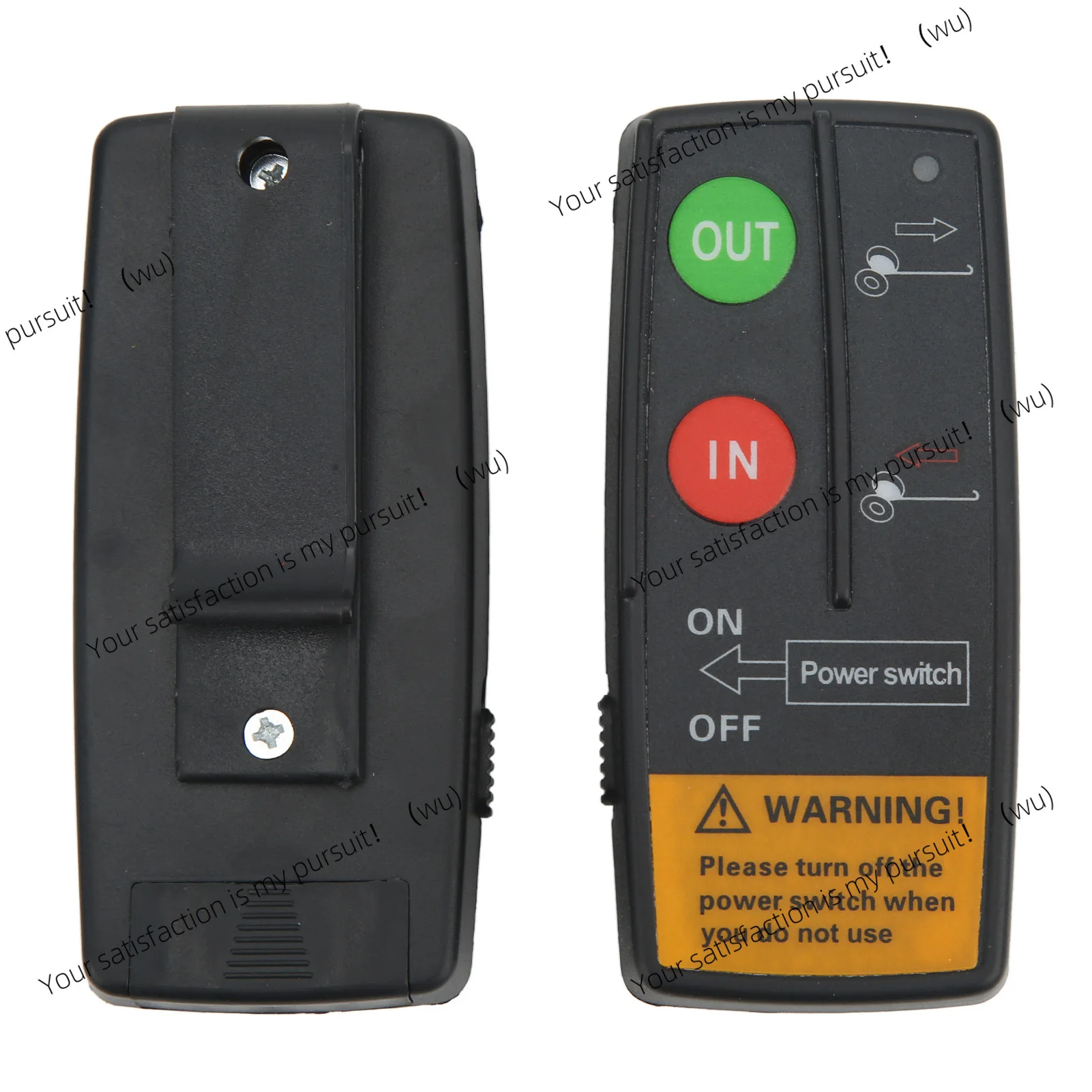 Winch Remote Control Kit 434MHz 23m Range Dual Voltage LED Indicator for Truck/Sport Utility Vehicle