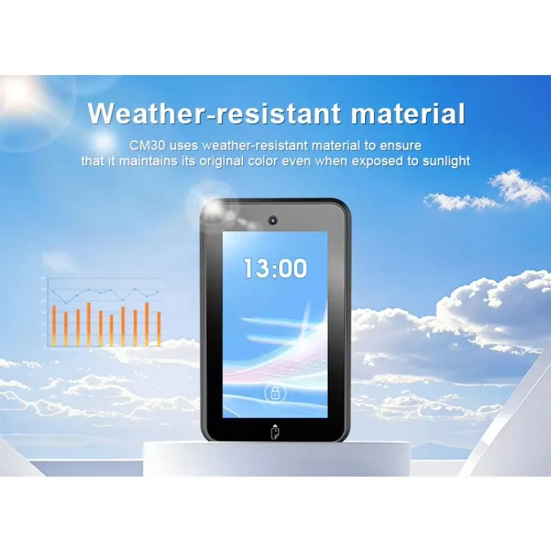 IP54 IK08 Android 14.0 محطة دفع الخدمة الذاتية غير المراقبة على الحائط لطلب الوجبات السريعة CM30