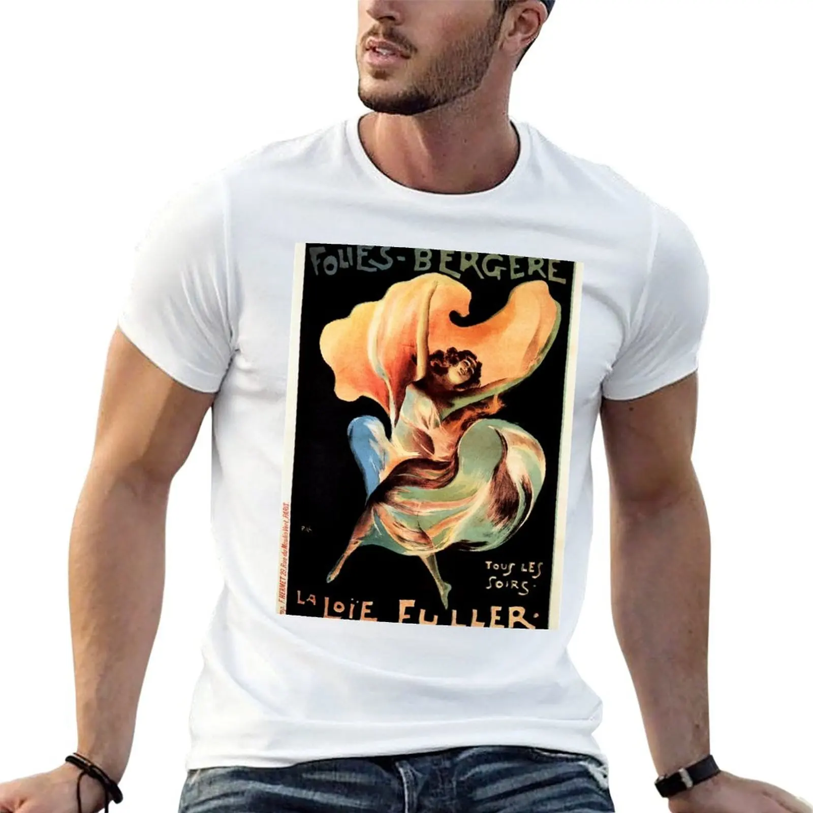 Folies Bergere LA LOIE FULLER Paris Cabaret Music Hall Dance Vintage French T-Shirt