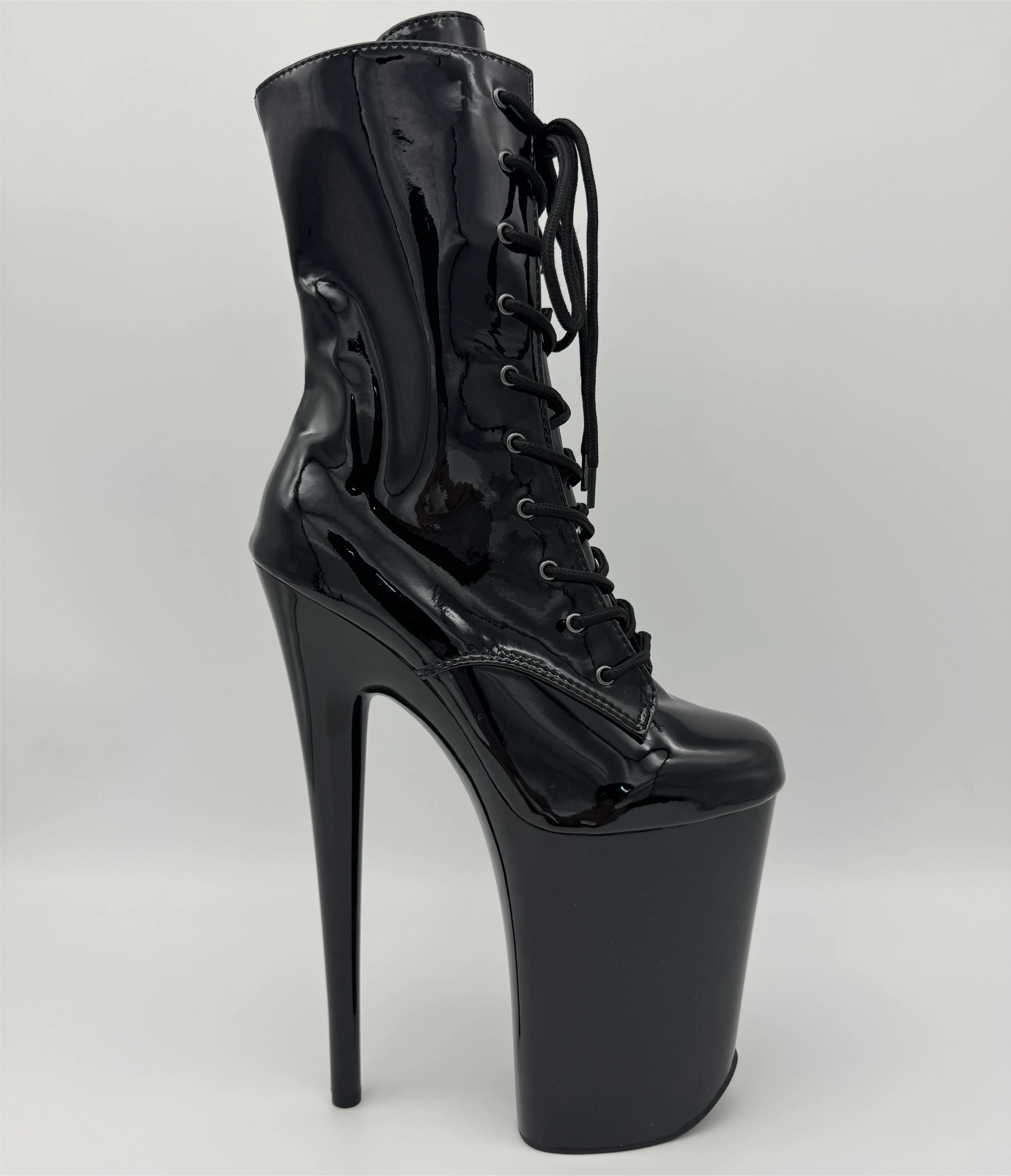 Sexy 9 inches high heel and ankle boots, spring and autumn shoes 23 cm thin heel pole dance, night club party ankle boots