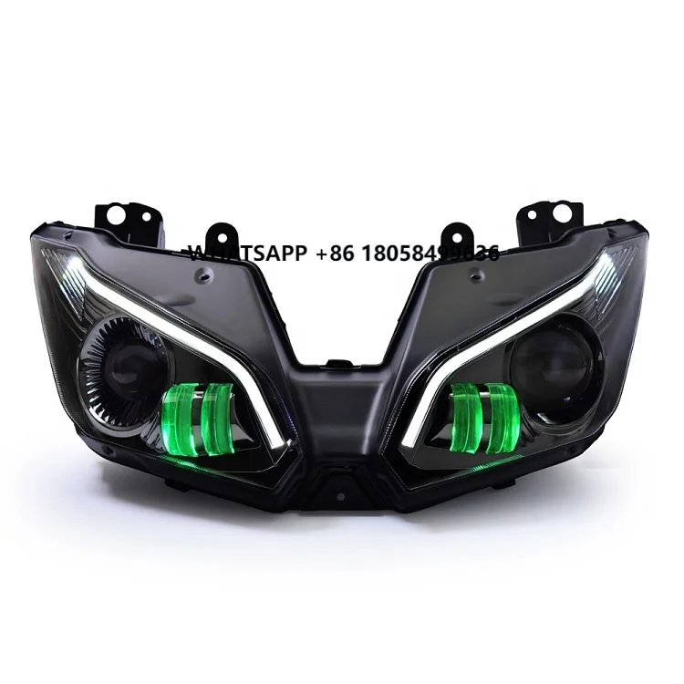 

Motorcycle Head Light Headlight Lamp for Kawasaki Ninja 250 Ninja 300 Headlight Assembly 2013-2018