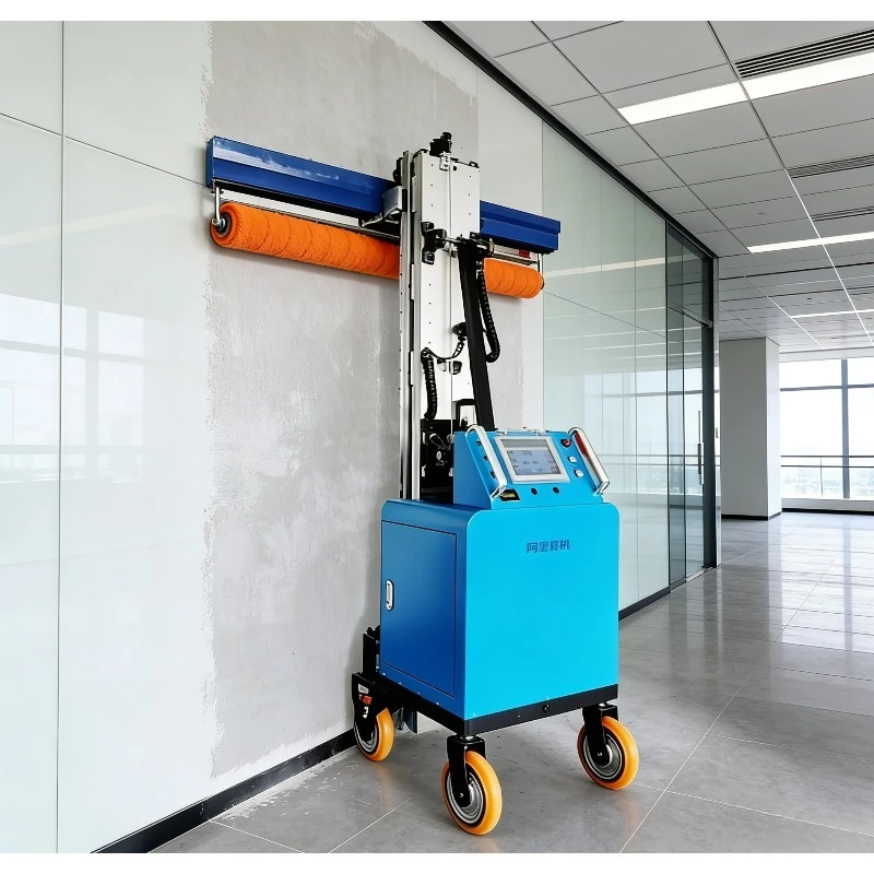 New Model Wall Plastering Machine Automatic Rendering Robot Electric Cement Mortar Sprayer for Construction