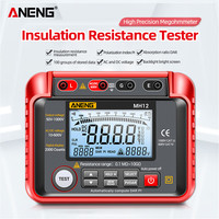 Digital Megohmmeter ANENG MH12 1000V Insulation Resistance Meters Earth Tester cable High Voltage Voltmeter Meter test tools