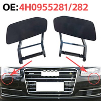 4H0955281 4H0955282 for Audi A8 D4 2014-2017 Car Headlights Water Spray Cover Front Bar Decorative Cover Cleaning Cover