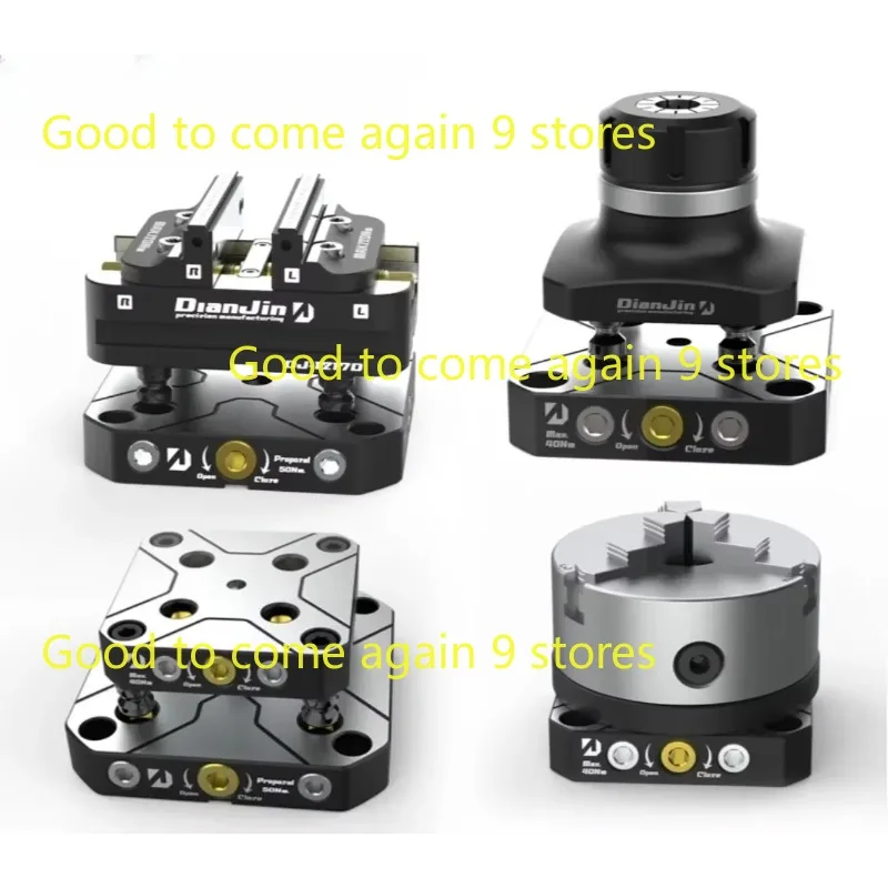 

4-5 Axis Fixture Self-centering Vise Positive Paired with Zero Point Quick Change Four Axis L-block Bridge Board