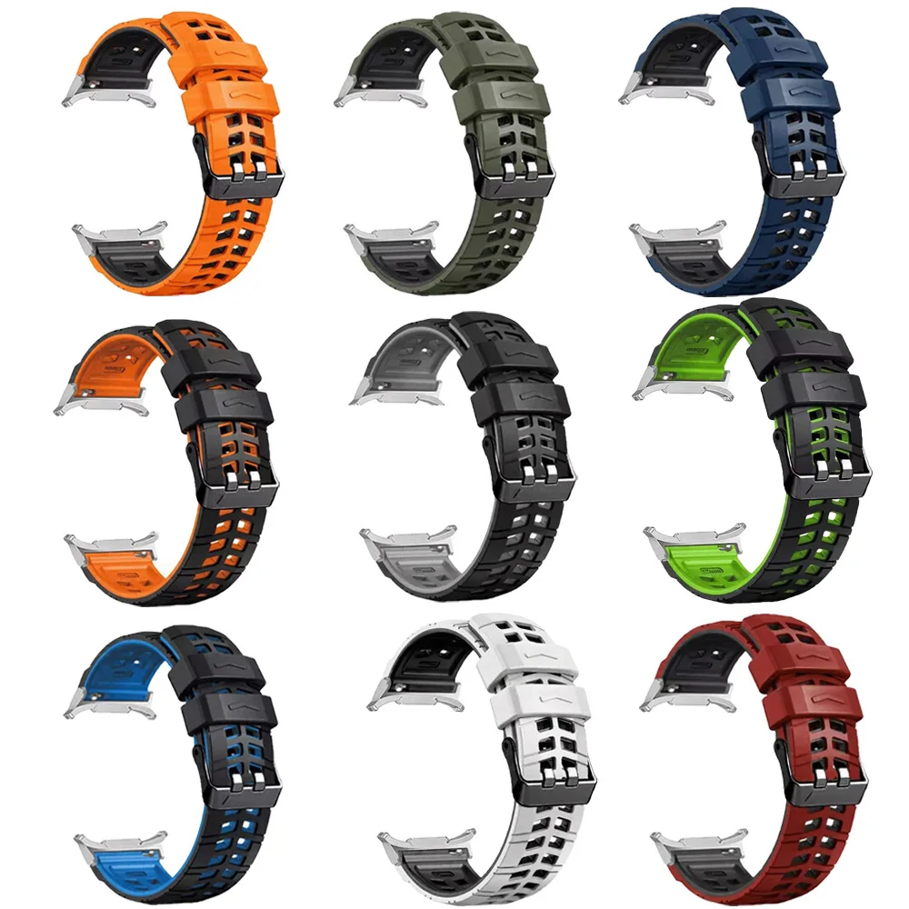 Samsung Galaxy Watch Ultra47mm用ウォッチストラップ、Galaxy Watch Ultra用シリコンリストバンド、スマートウォッチアクセサリー、通気性ストラップ