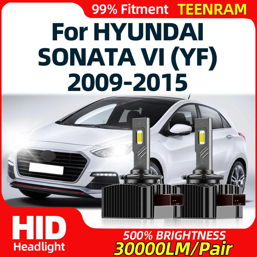 

120W High Power HID Xenon Headlight Bulbs 6000K White Auto Lamps 12V For HYUNDAI SONATA VI (YF) 2009-2011 2012 2013 2014 2015