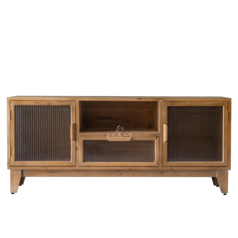 

American Country Retro TV Cabinet Industrial Style Homestay Hotel Living Room Decoration Bedroom Cabinet Room Locker