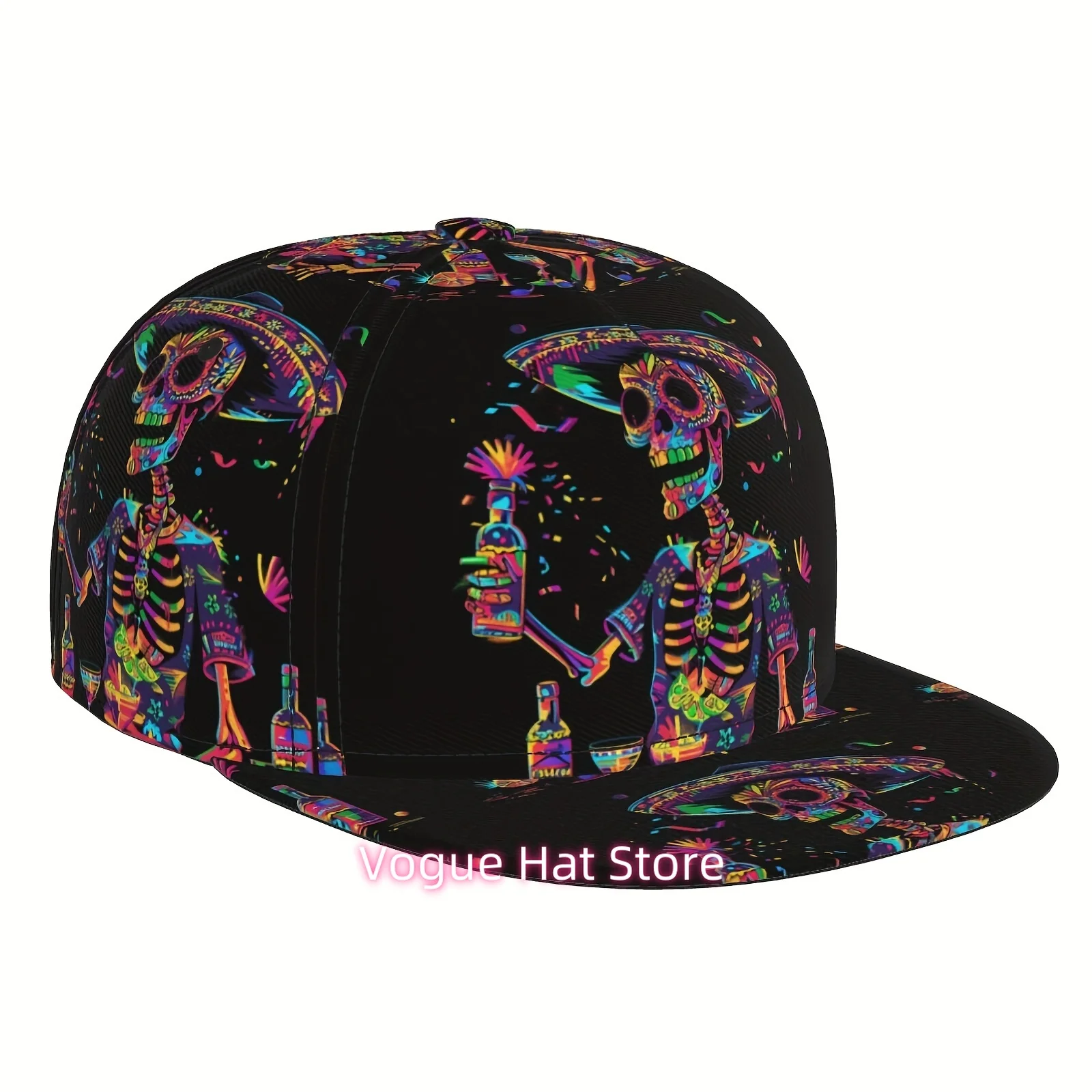 1pc, Baseball Cap, Golf Cap, Skull Festival, Fashionable Sportswear for Men And Women, Suitable for Seasonal Running Exercises A