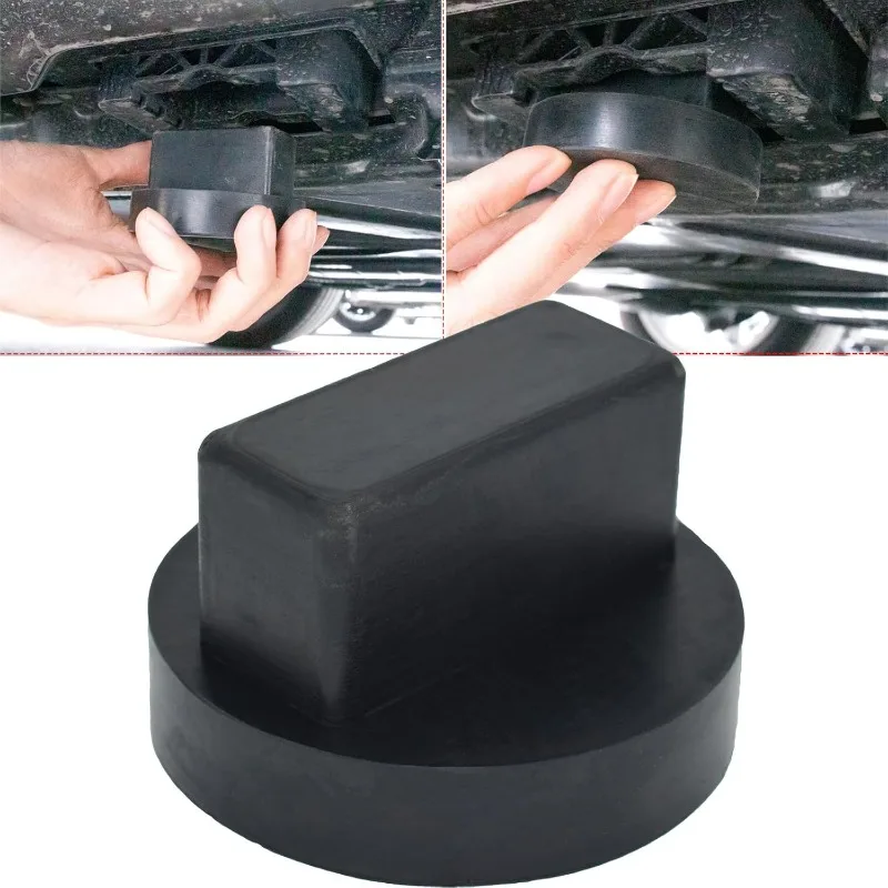 

2 Ton Rubber Jack Pad Frame Stand Adaptor for Mercedes Benz A B C E R S Class CLA CLC CLK GL GLA G GLE GLC Black, 1PC