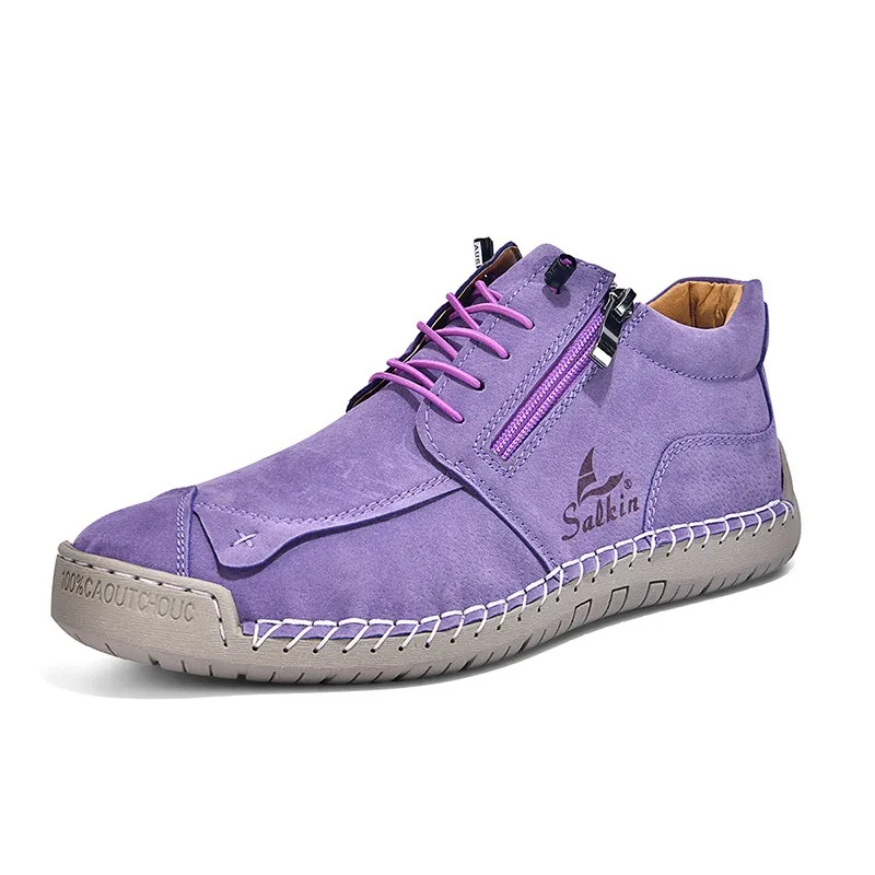 Herren-Freizeitschuhe, hohe Sneakers, Herren-Outdoor-Stiefeletten, atmungsaktiv, bequem, weiche Sohle, luxuriöse, modische Herrenschuhe – Detail 11