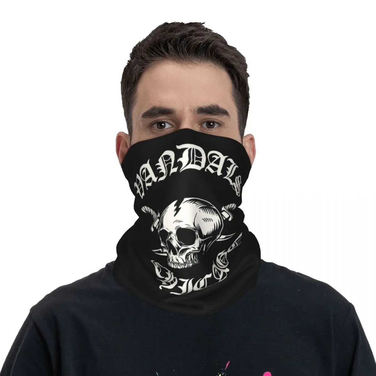 2024 New Vandals Chicago The Bikeriders Motor Club Bandana Merchandise Neck Gaiter Printed Mask Scarf Warm Scarf For Hiking