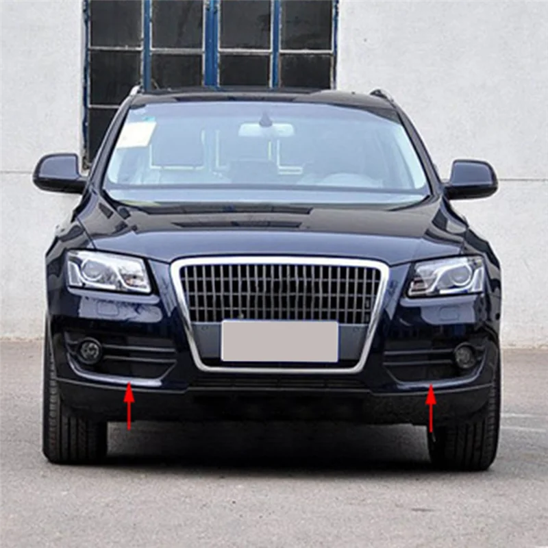 

A90Q-2PCS Front Bumper Grille Fog Light Frame Fog Lamp Cover 8R0807681A 8R0807682A Parts Accessories For Q5 2009-2012