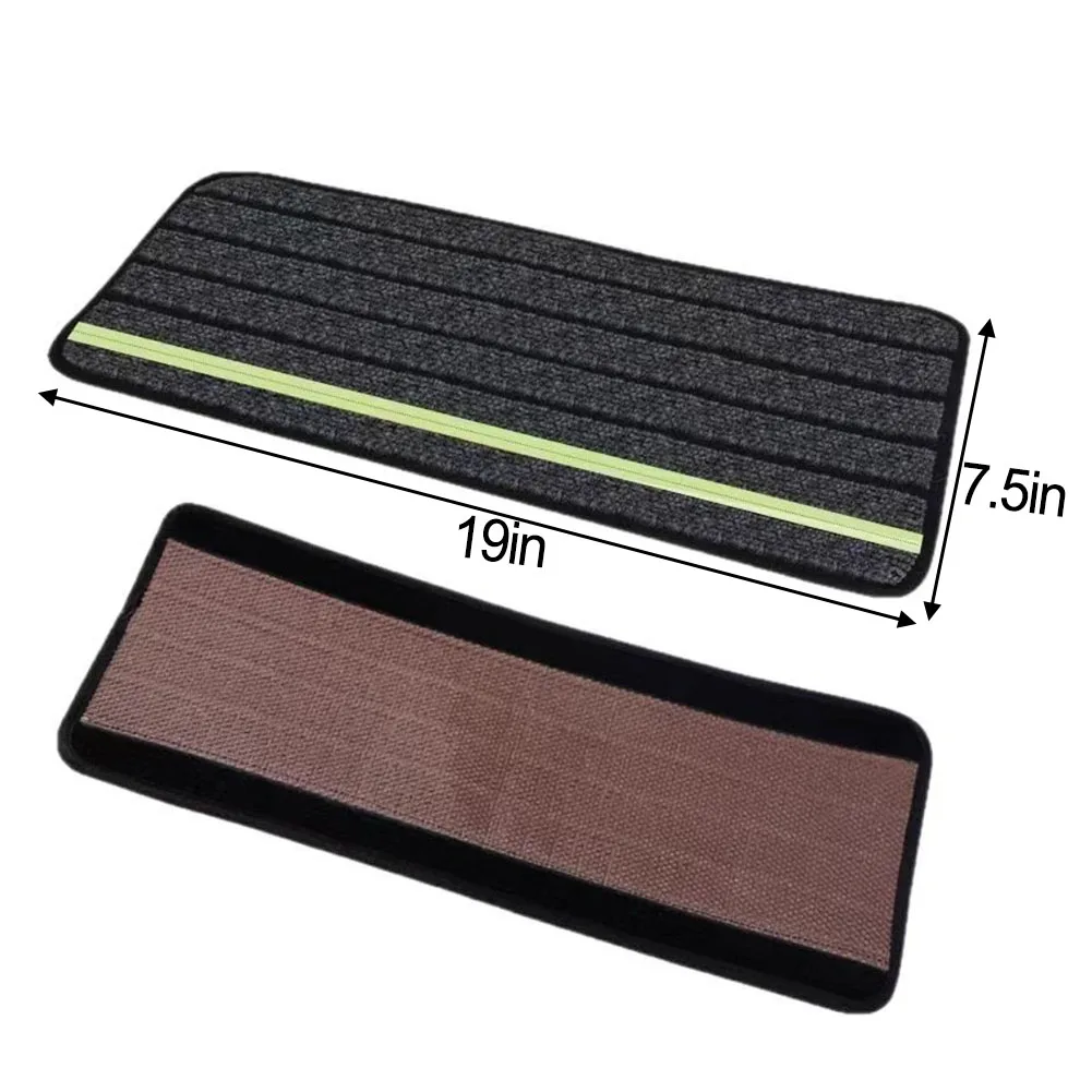 Effortless Cleaning RV Mat Glow-in-the-Dark Mat Anti-Slip Step Covers Easy To Clean Design Hassle-Proof Installation