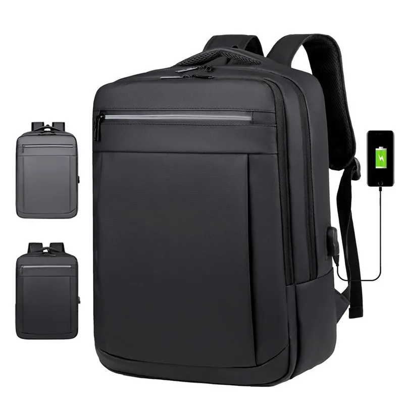 

Men's backpack high-end business large capacity short-distance travel poor backpack laptop bag 16 inches