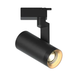 Aisilan Adjustable beam angle 10-50 degree Led Track Spotlight Aluminum Ceiling Black Track Lighting Spot Rail office shop