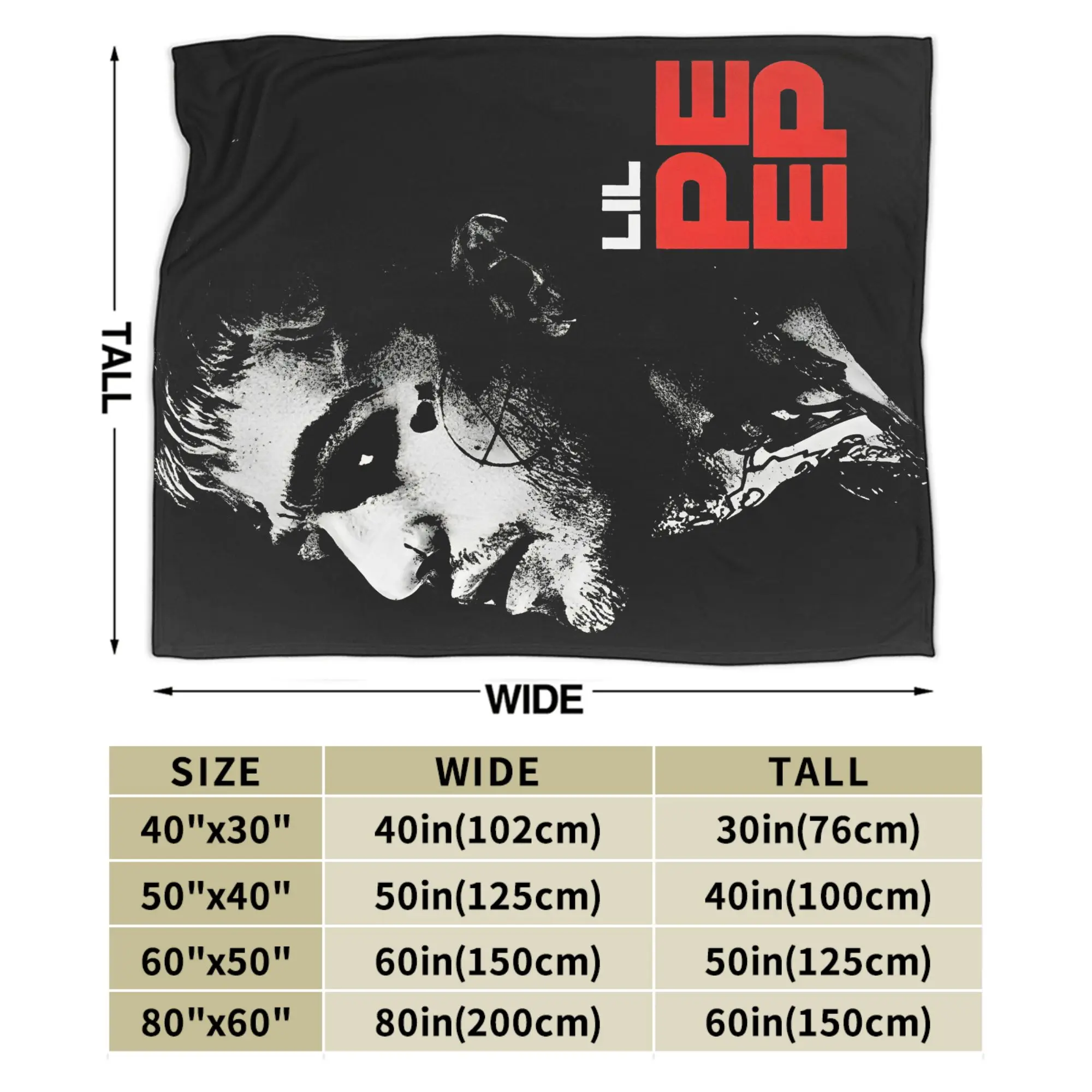 الجدة تصميم ليل اللمحة الرجعية الكولاج مغني الراب البطانيات فائقة النعومة الصوف الاسترخاء رمي البطانيات آلة قابل للغسل #5