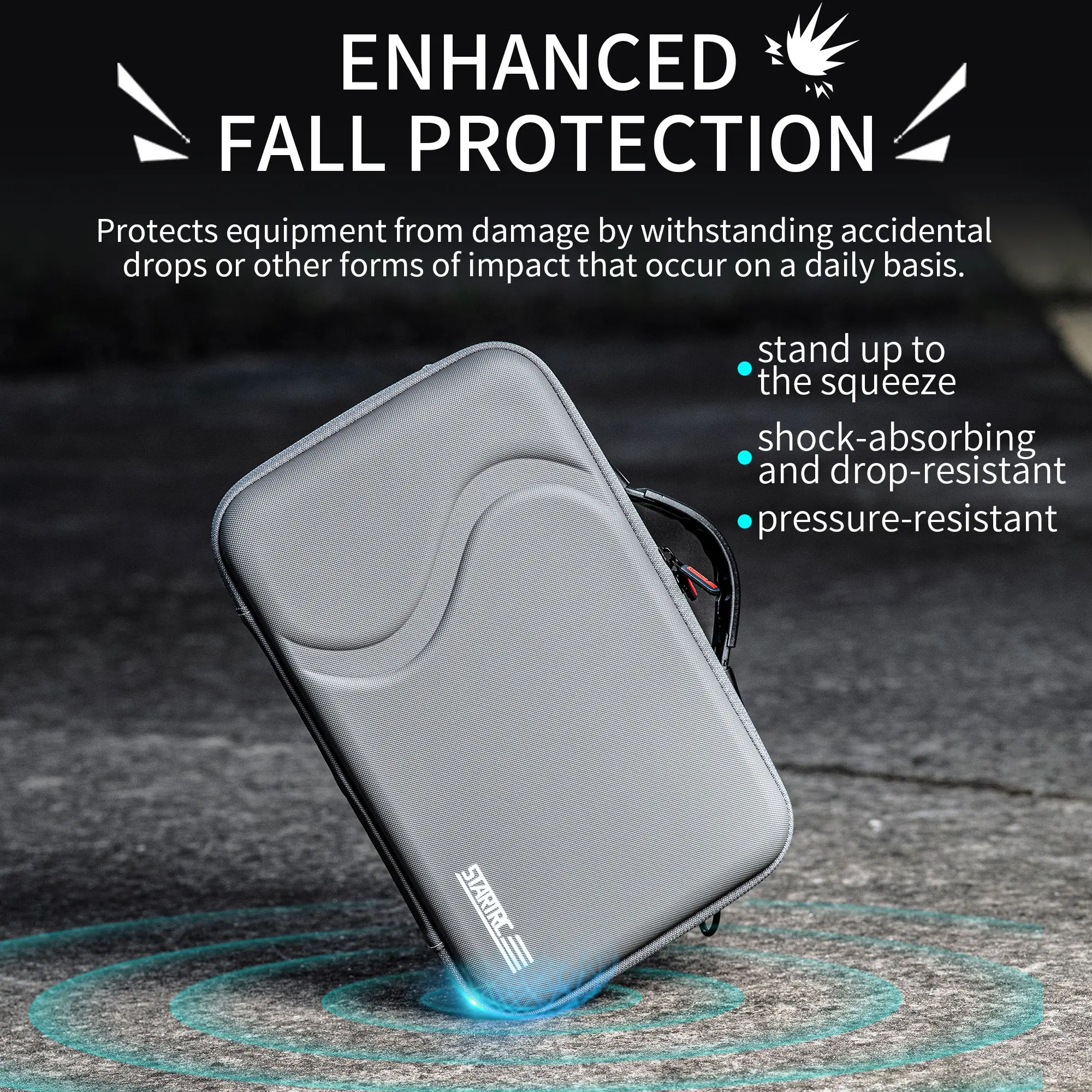 STARTRC ل Insta360 X4 حقيبة حمل كاميرا حقيبة كتف واقية إزالة الروائح الكريهة منظم لملحقات Insta 360X4