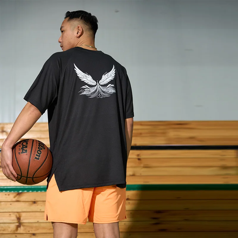 

FOAG summer sweat-absorbent breathable basketball quick-drying short-sleeved breathable training shooting clothes T-shirt
