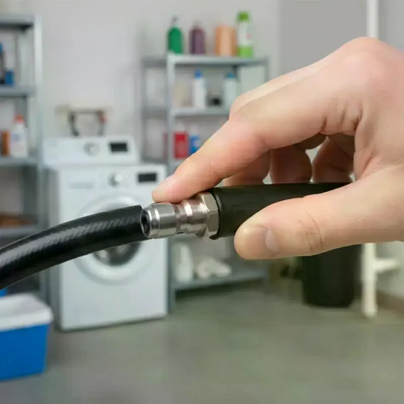 High Pressure Water Jet Nozzle for Sewer Drain Cleaning 1 4 Inch Stainless Steel Quick Plug Power Washer Attachment Durable