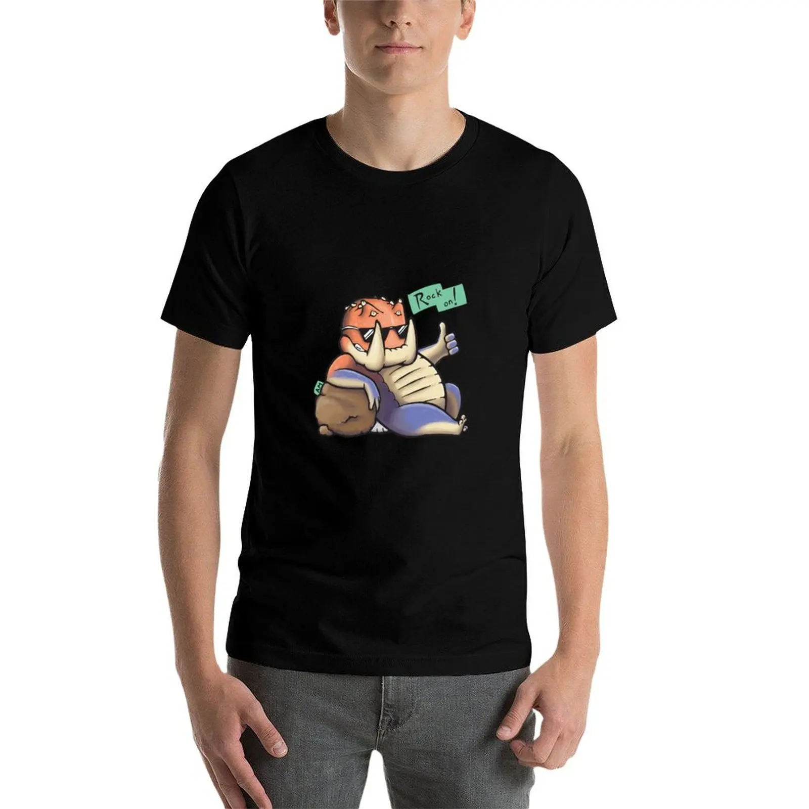 Rock on! - Tetsucabra Pullover Sweatshirt summer tops custom t shirt Short sleeve tee men image 3
