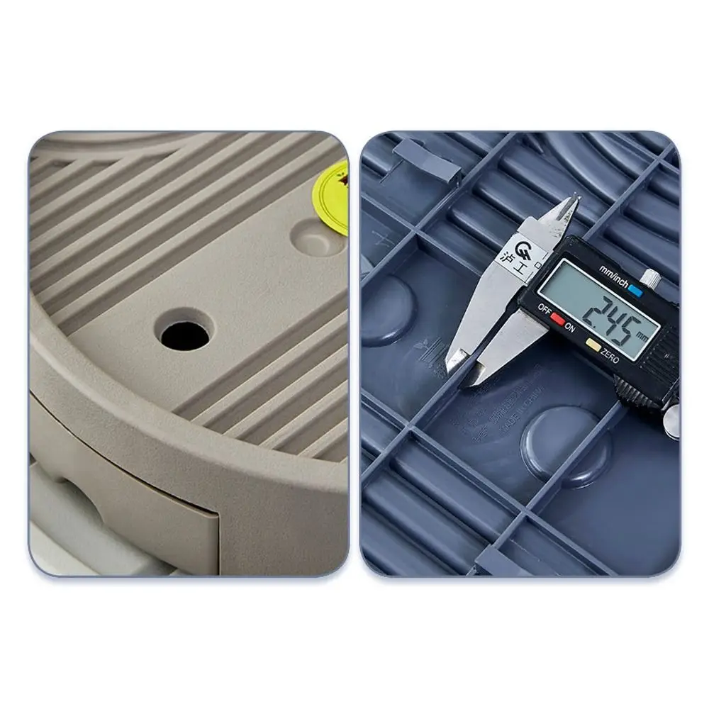 

Round Flower Pot Mobile Tray Non-Slip Heavy Duty Movable Plant Stand Stable with Drainage Tray Universal Wheel Mobile Base