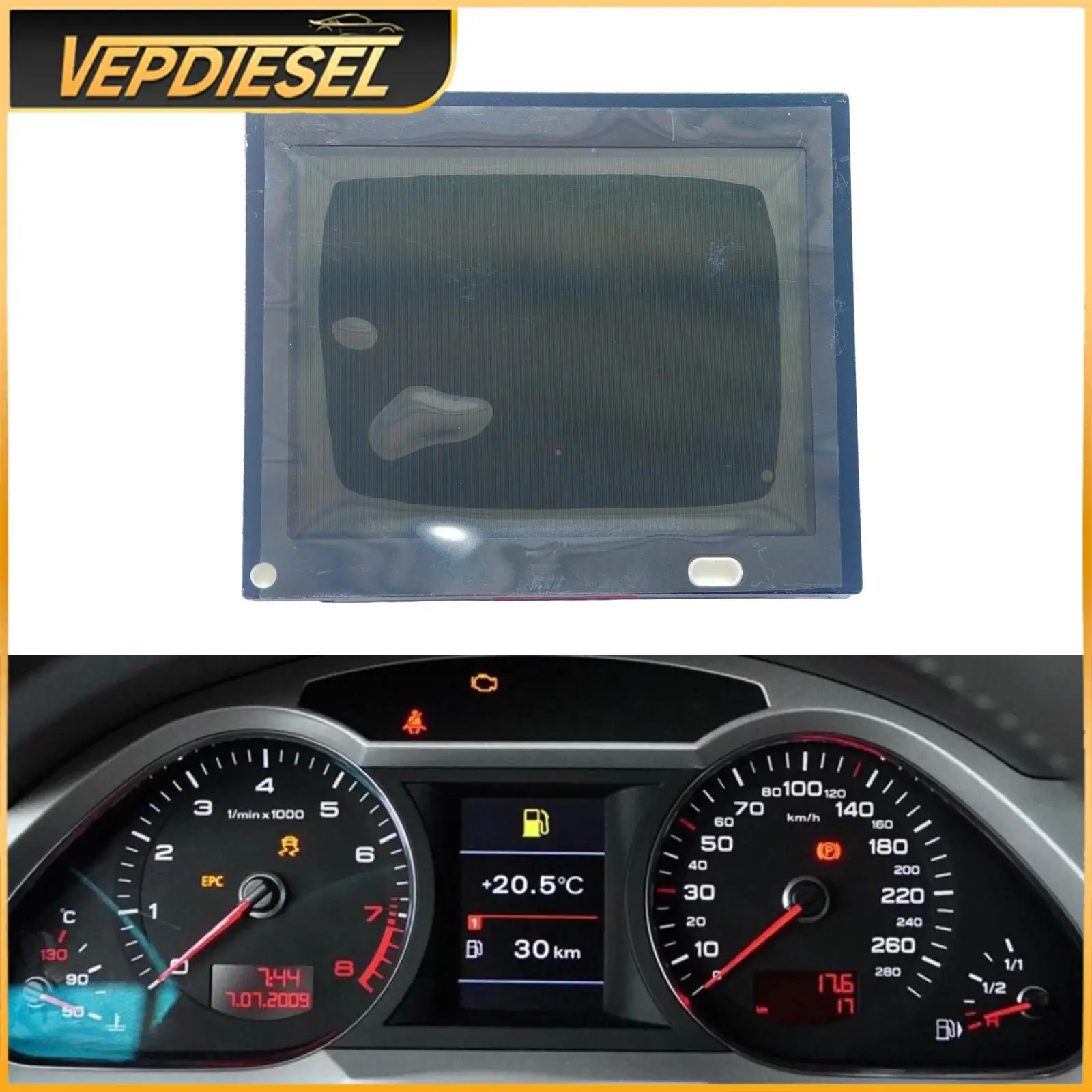 

LTA035B880F 3.5 inch Dashboard LCD Display Screen For Audi A6L Dashboard Car Instrument Cluster Screen Auto Interior Accessories