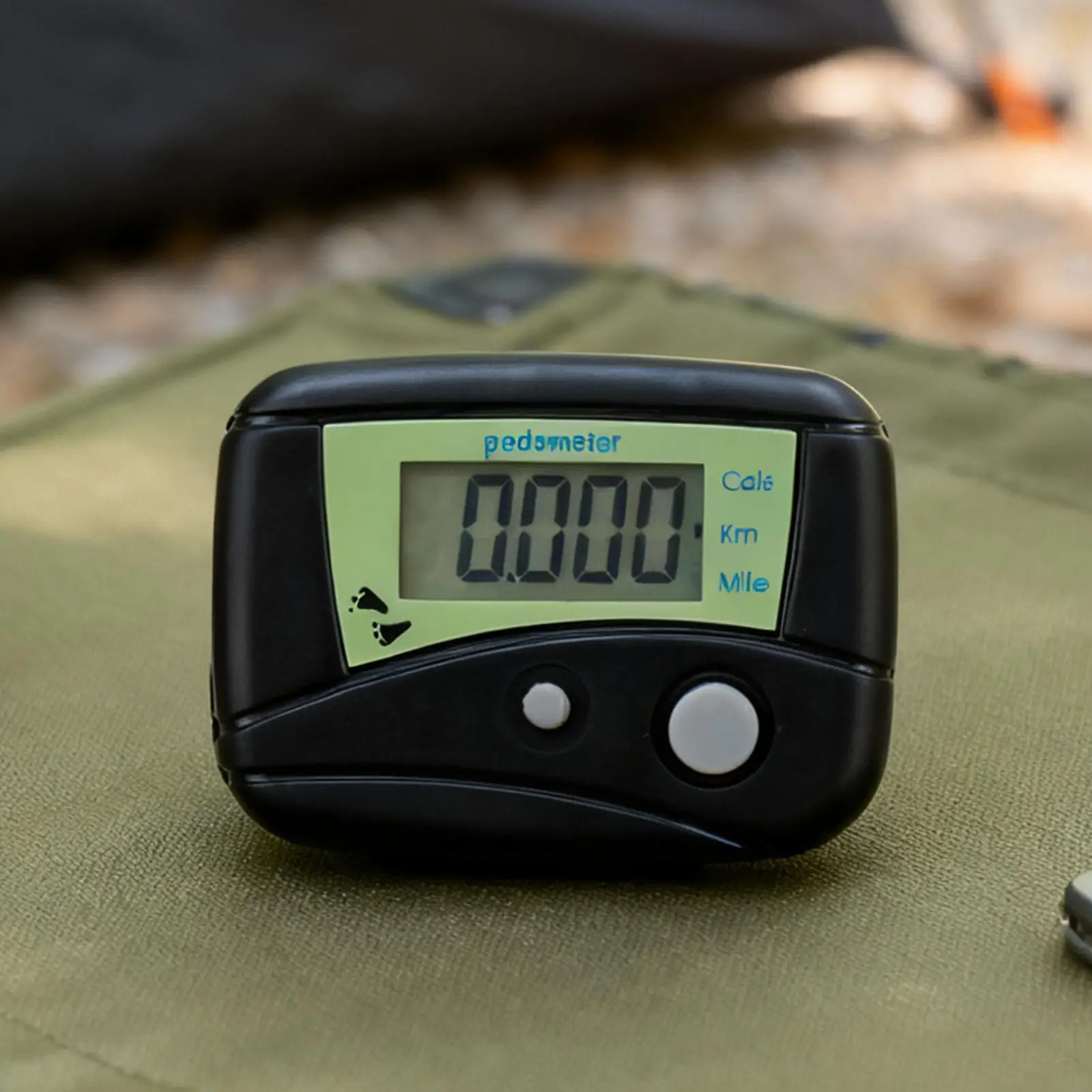 Podómetro para caminar Monitor de movimiento compacto LCD digital Monitor para grabar distancia ejercicio físico correr senderismo