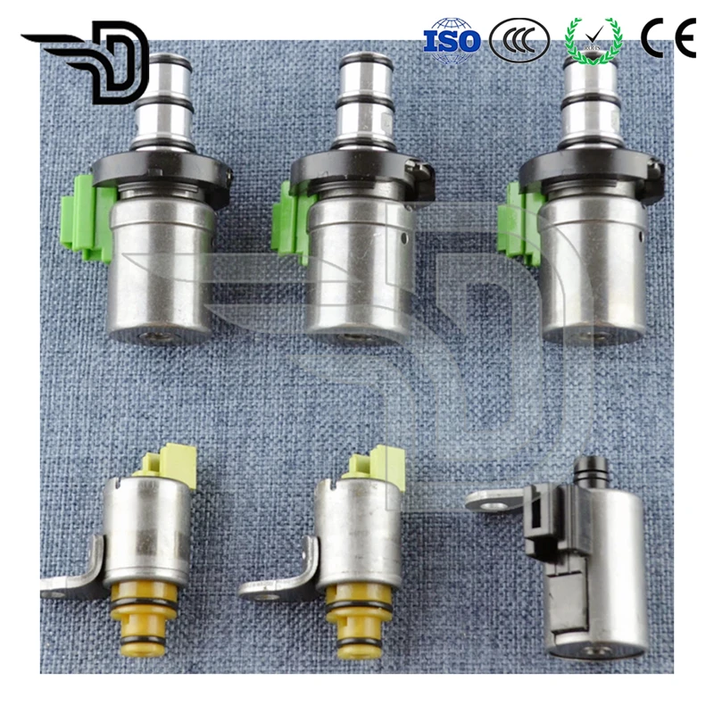 

48420K-R 4F27E FN4A-EL 6 Pcs Transmission Solenoid Kit For Mazda 2 3 5 6 CX-7 MPV For Ford Focus