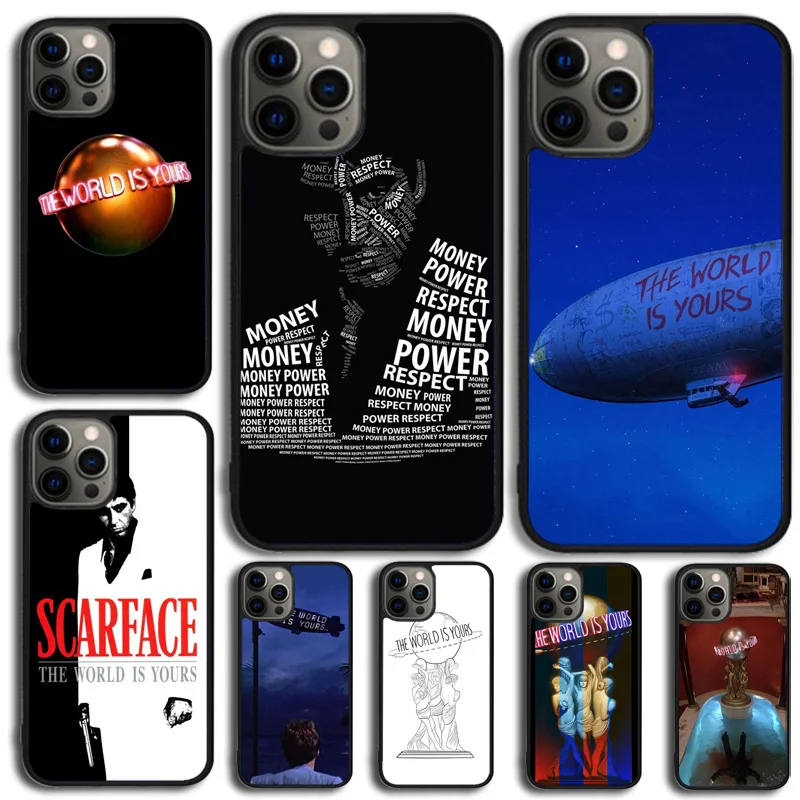 حافظة هاتف Scarface The World Is Yours لهاتف iPhone 17 Air 14 15 16 16e 13 12 Max لهاتف Apple iPhone 17 Air 11 Pro Max Plus Coque #1