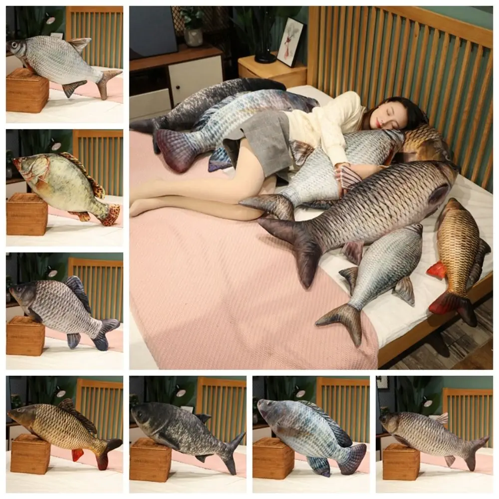 

Cartoon Fish Simulation Fish Plush Toys Tilapia Mossambica Cartoon Fish Stuffed Doll Soft 30/40CM Fish Anime Pillow Dolls