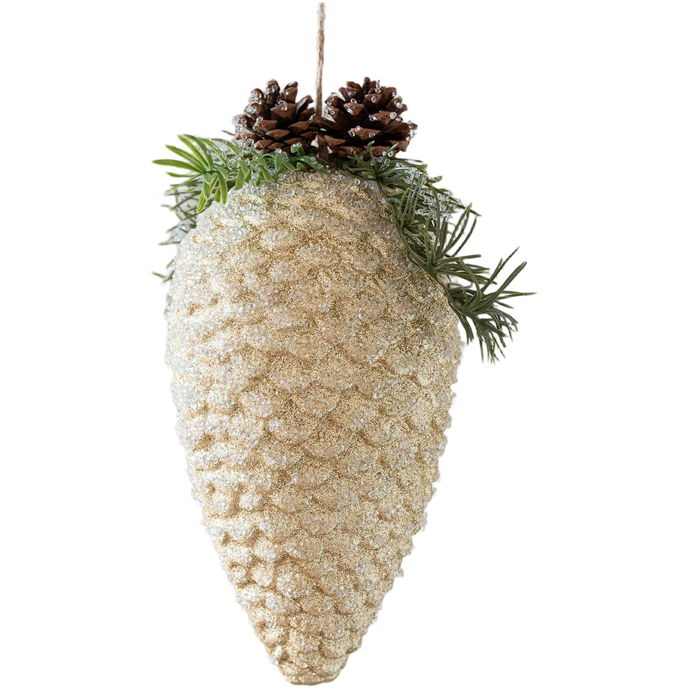 

Foam Pinecone Ornaments for Christmas For Tree and Festive Home Decor Designed for Various Hanging Applications