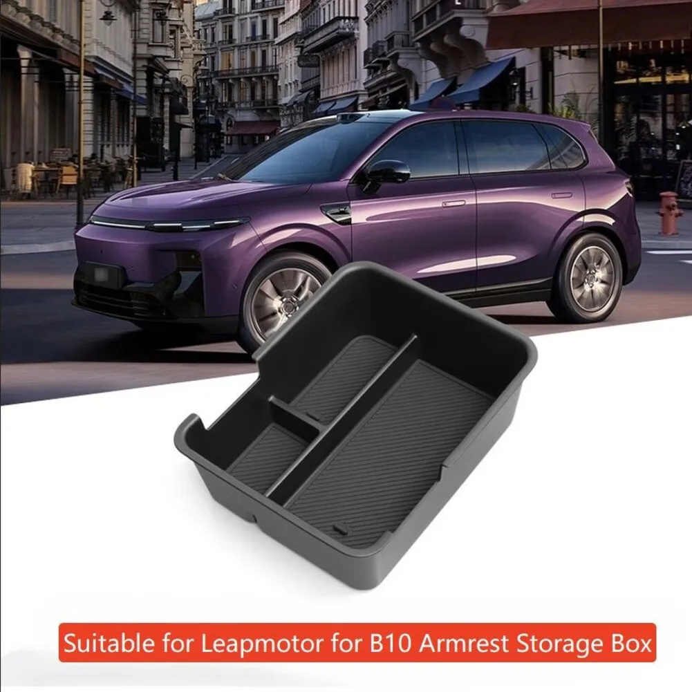 ABS PVC Armrest Storage Box For Leapmotor For B10 Featuring Anti-Slip And Engineered Noise Reduction For Quieter Rides