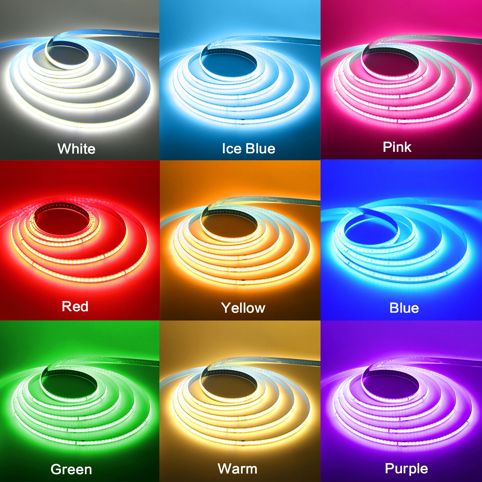 AC110V 220V COB LED 스트립 블루 레드  - Smart Home Living Room 리뷰 및 가격