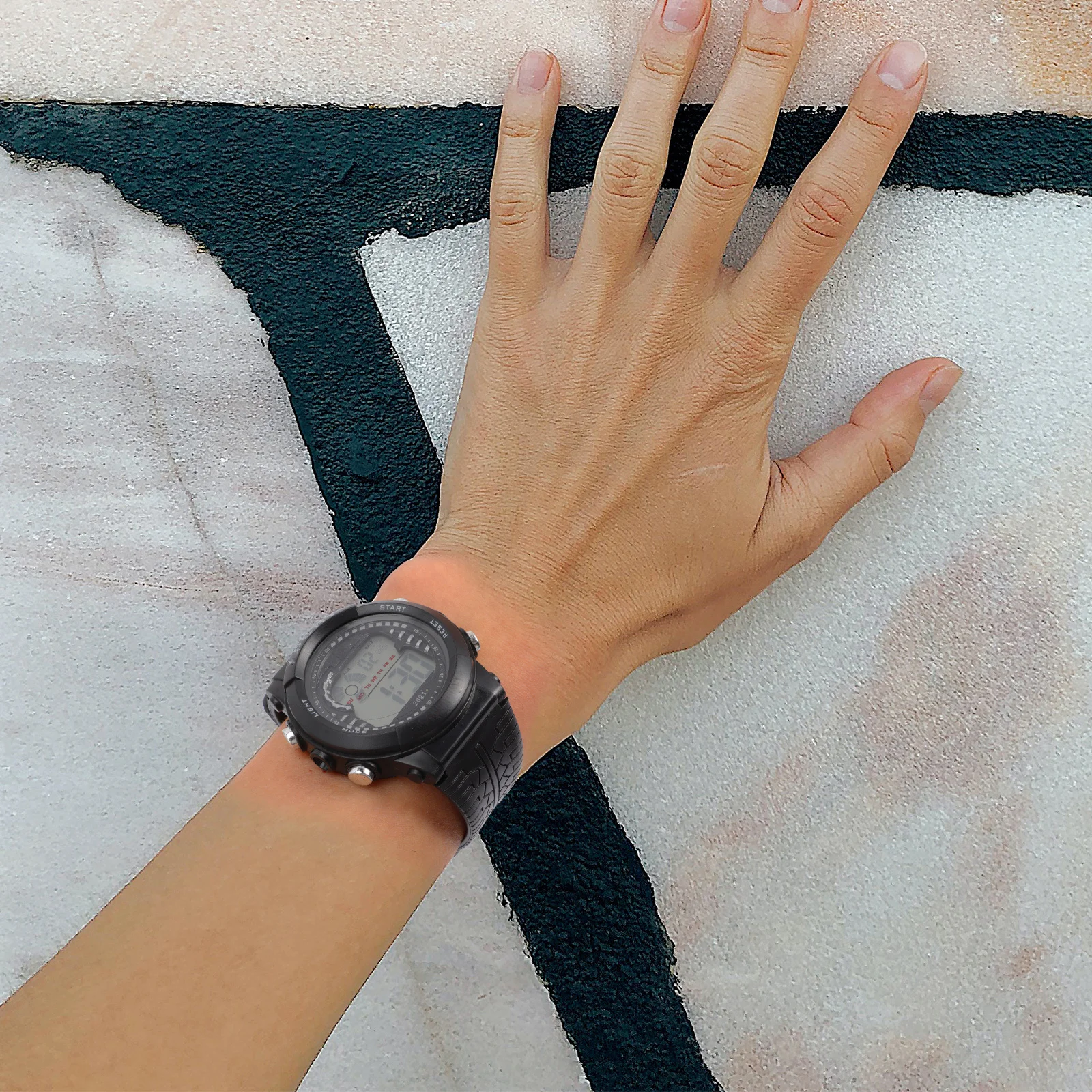 1 Uds. Reloj deportivo Digital para pantalla grande Led reloj de pulsera electrónico resistente al agua mano de obra fina