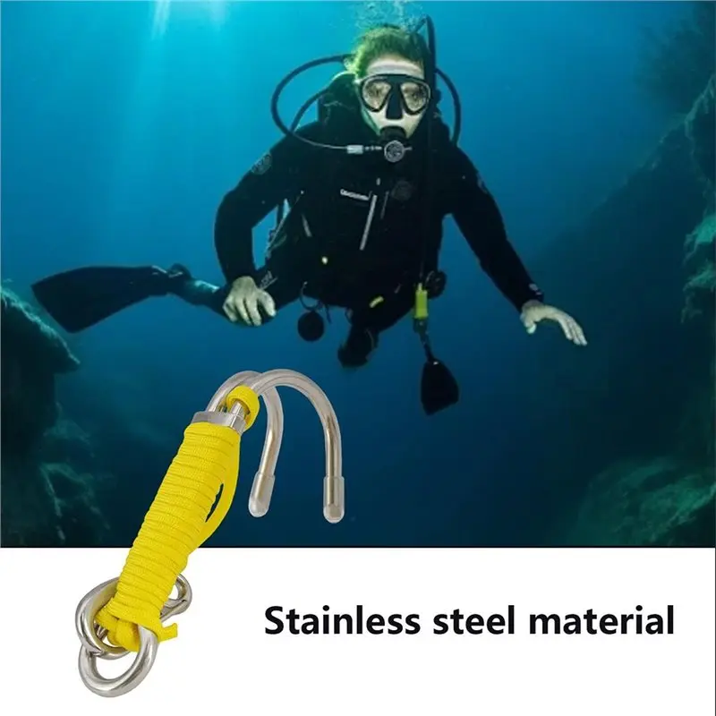 M11K-Cave Dive Hooks Sturdy Diving Hook Underwater Activities Diving Reef Hooks Red