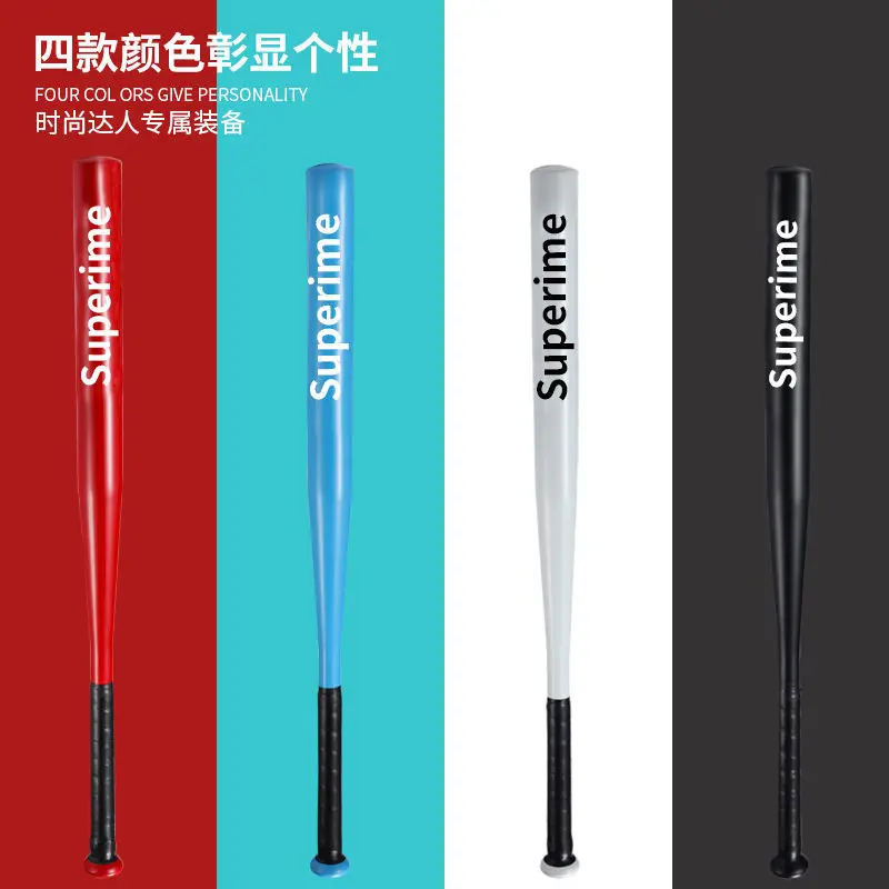 

Thickened Alloy Steel Black Baseball Club Baseball Club Iron Club Men's Defense Legal Car-mounted Household
